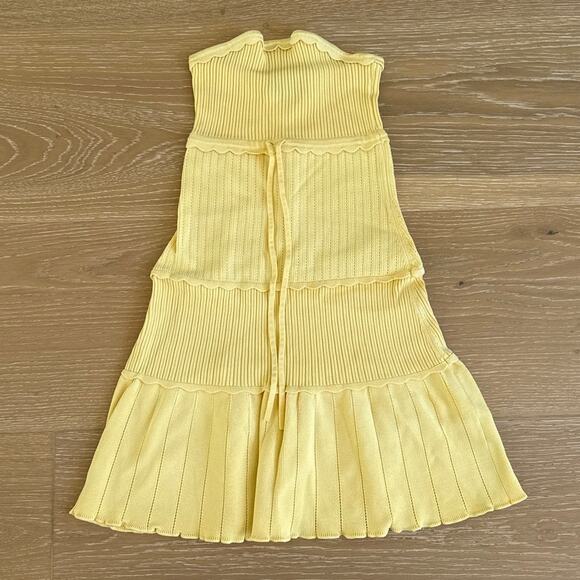 MAJORELLE Dresses & Skirts - Majorelle Mini Dress Strapless Alivia Size XS Baby Yellow